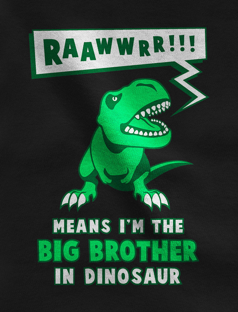 Big Brother In Dinosaur Toddler Kids T-Shirt