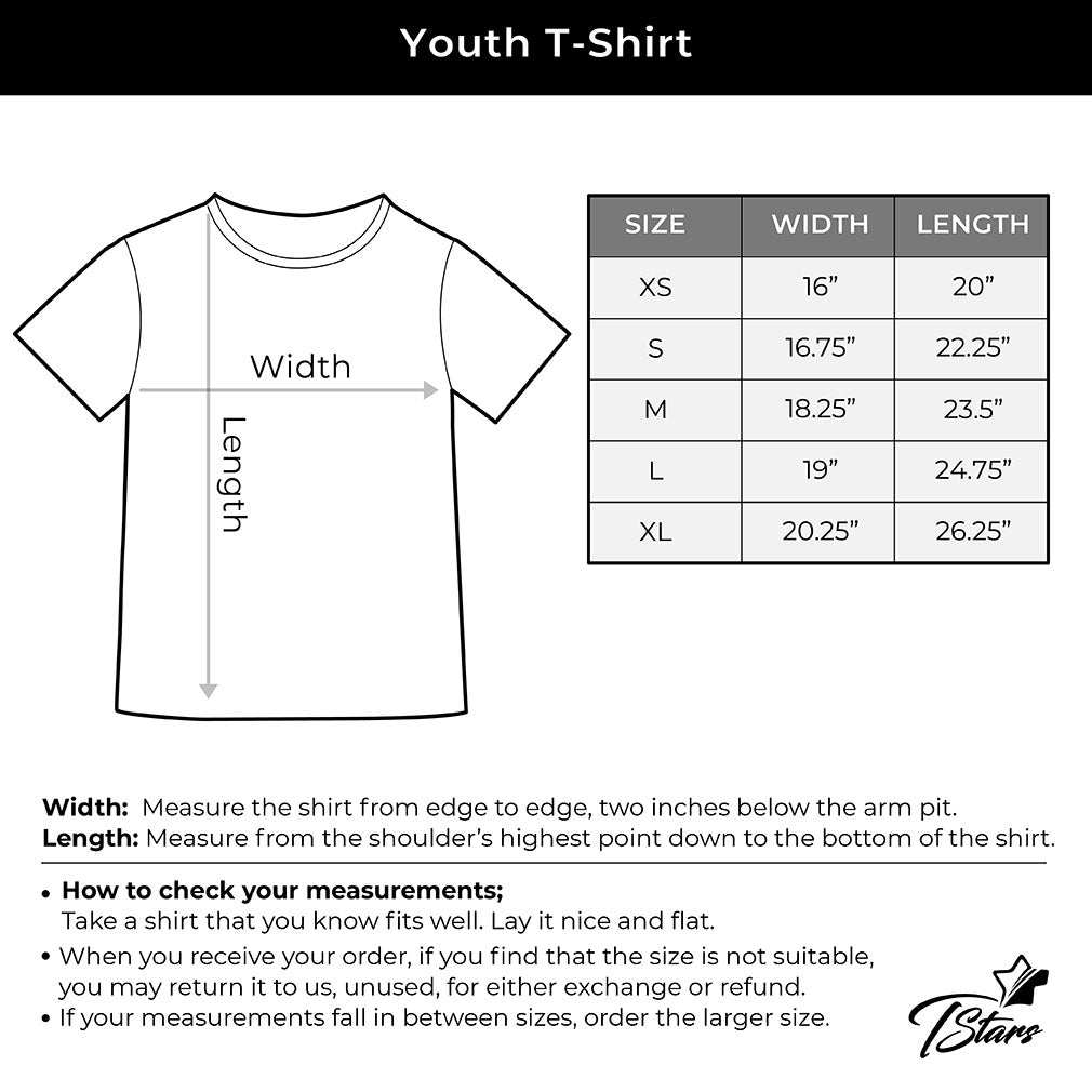 USA Map Youth Kids T-Shirt