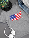 USA Map Youth Kids T-Shirt