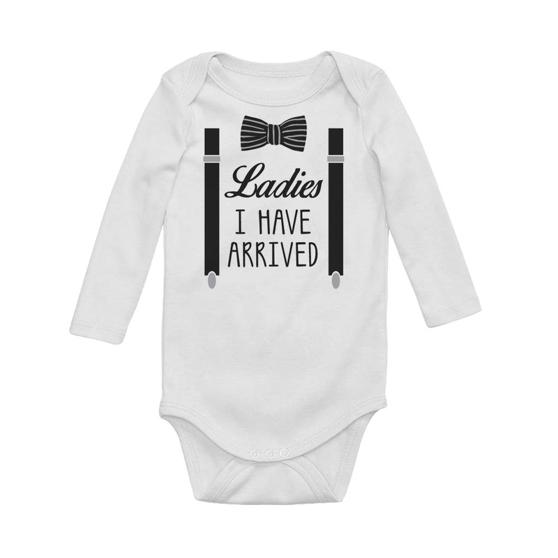 Ladies I Have Arrived Baby Long Sleeve Bodysuit