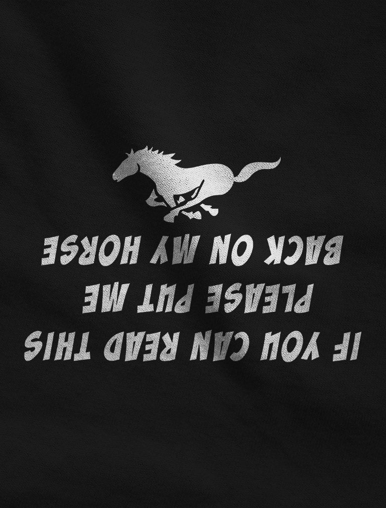 Put Me Back On My Horse Women Hoodie