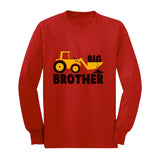 Big Brother Tractor Boys Toddler Kids Long sleeve T-Shirt 