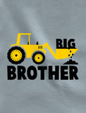 Big Brother Tractor Boys 3/4 Sleeve Baseball Jersey Toddler Shirt