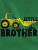 Little Brother Tractor Baby Boy Onesie