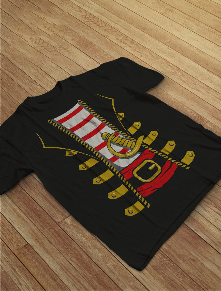 Pirate Buccaneer Costume Youth Kids T-Shirt