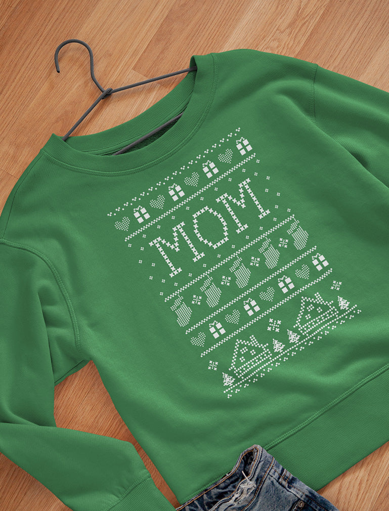 Mom Ugly Christmas Sweater Women Sweatshirt