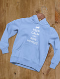 Keep Calm Ride Horses Women Hoodie