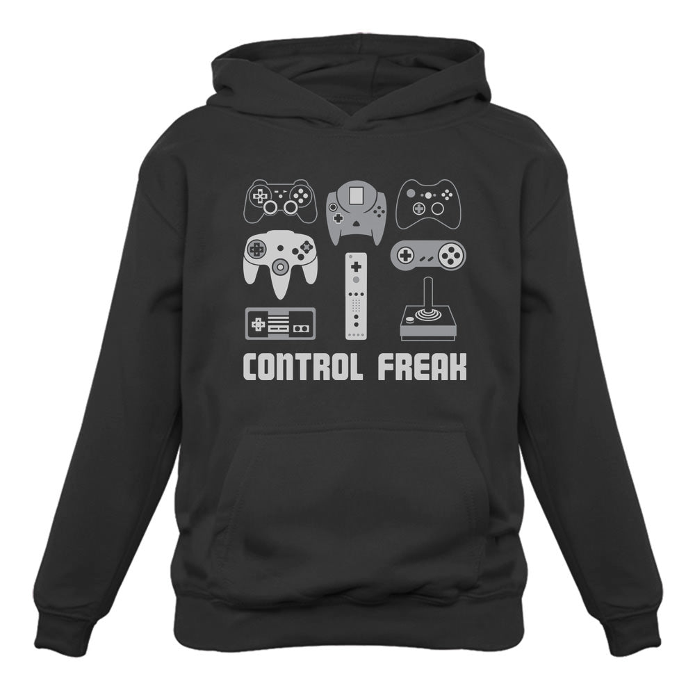 Video Game Control Freak Gamer Hoodie
