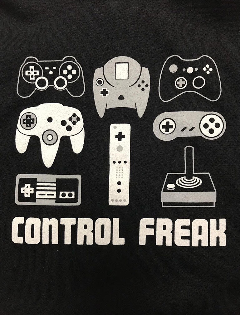 Video Game Control Freak Gamer Hoodie