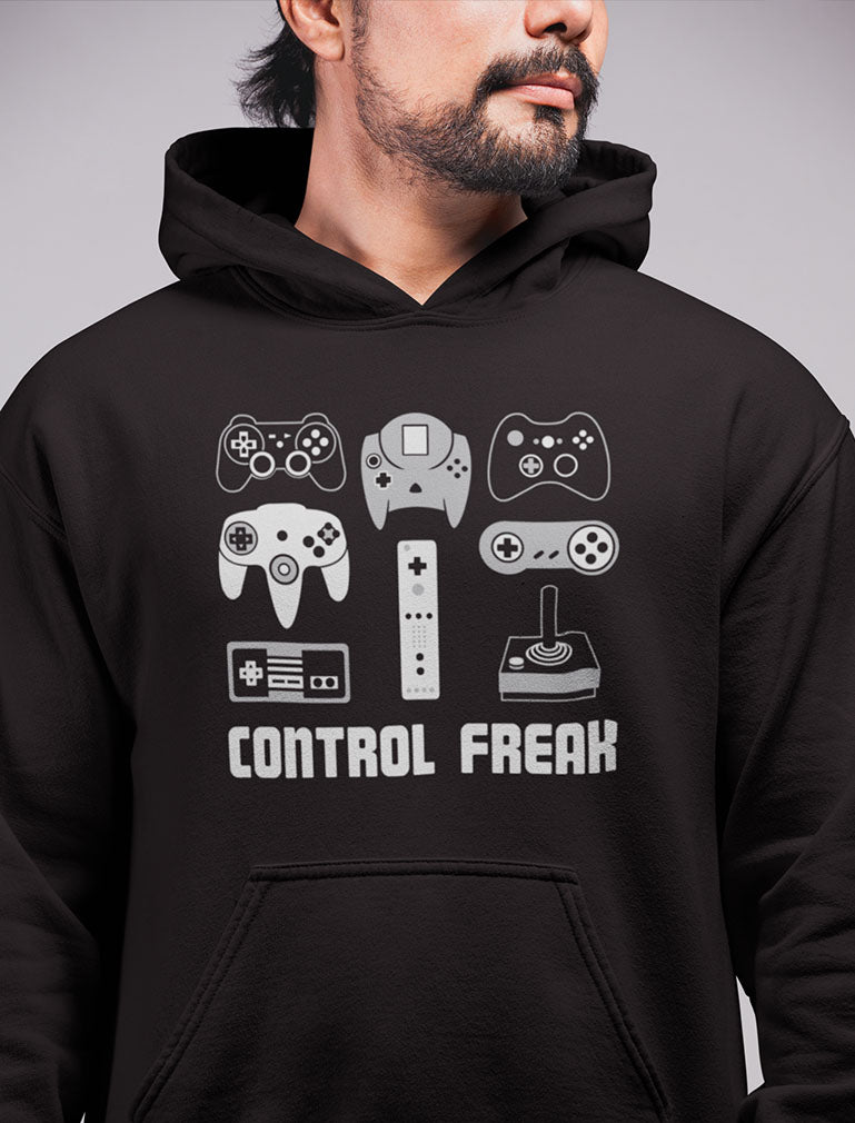 Video Game Control Freak Gamer Hoodie