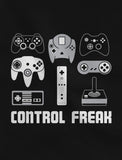 Video Game Control Freak Gamer Youth Kids Long Sleeve T-Shirt 