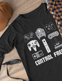 Video Game Control Freak Gamer Youth Kids Long Sleeve T-Shirt
