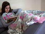 Tstars Mom Blanket - Mother Soft Fleece Throw Blanket Caring Birthday Gift for Mom Mothers Day Throw Blanket Mom Gifts