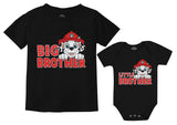 Paw Patrol Marshall Big Brother Little Brother Matching Outfits Shirts for Boys