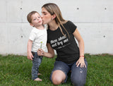 Mom Shirt Thou Shall Not Try Me Mama Shirt Funny Mom Gift Women T-Shirt
