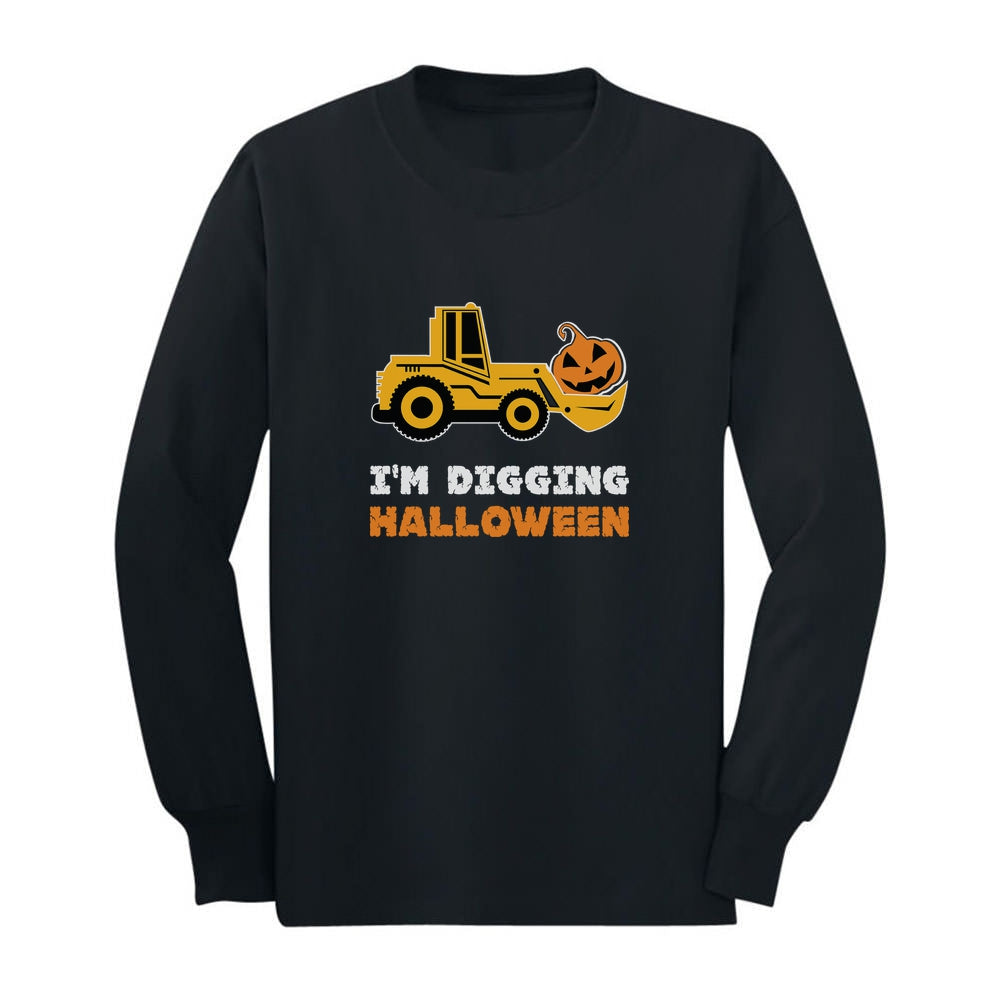 I'm Digging Halloween Toddler Kids Long sleeve T-Shirt