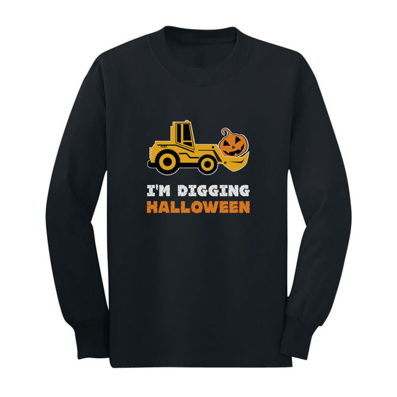 I'm Digging Halloween Toddler Kids Long sleeve T-Shirt