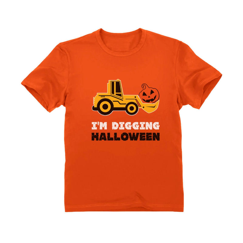 I'm Digging Halloween Pumpkin Toddler Kids T-Shirt