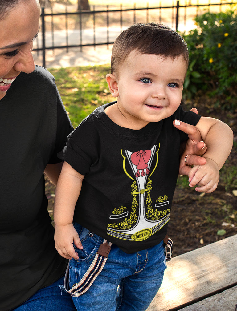 Mexican Mariachi Charro Halloween Costume Infant Kids T-Shirt