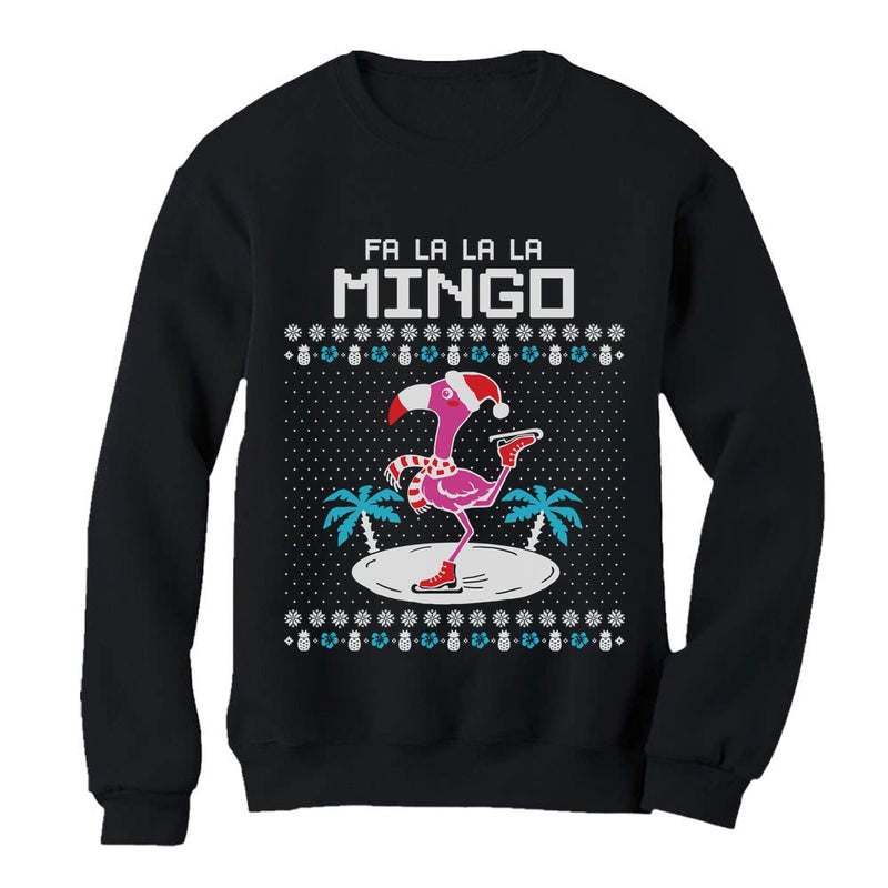 Fa La La Flamingo Ugly Christmas Women Sweatshirt