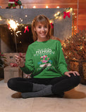 Fa La La Flamingo Ugly Christmas Women Sweatshirt 