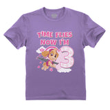 Birthday Girl Shirt Paw Patrol Skye 3rd Birthday Gift Toddler Kids T-Shirt