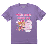 Birthday Girl Shirt Paw Patrol Skye 3rd Birthday Gift Toddler Kids T-Shirt 