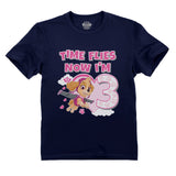 Birthday Girl Shirt Paw Patrol Skye 3rd Birthday Gift Toddler Kids T-Shirt