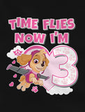 Birthday Girl Paw Patrol Skye 3rd Birthday Gift Toddler Kids Girls' Fitted T-Shirt