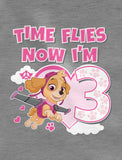 Birthday Girl Paw Patrol Skye 3rd Birthday Gift Toddler Kids Girls' Fitted T-Shirt