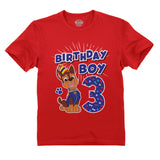 Official Paw Patrol Chase Boys 3rd Birthday Toddler Kids T-Shirt