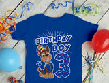 Official Paw Patrol Chase Boys 3rd Birthday Toddler Kids T-Shirt