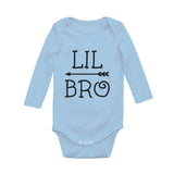 Little Brother Shirt for Boys Baby Announcement Baby Long Sleeve Bodysuit