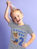Official Paw Patrol Chase Boys 2nd Birthday Toddler Kids T-Shirt