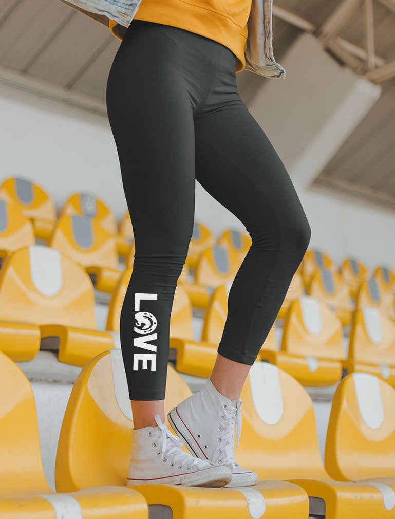 Love Horses Leggings for Women Teen Girls Gift For Horse Lover Novelty Leggings