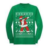 Dabbing Santa Funny Ugly Christmas Party Youth Long Sleeve T-Shirt