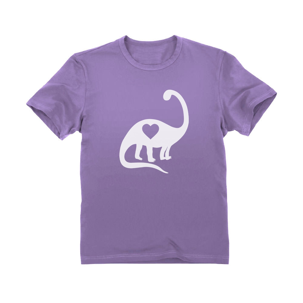 Love Dinosaur Heart Valentine's Day Gift Toddler Kids T-Shirt