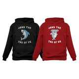 Jaws The Two Of Us Valentine's Day Gift for His & Hers Matching Couples Hoodies