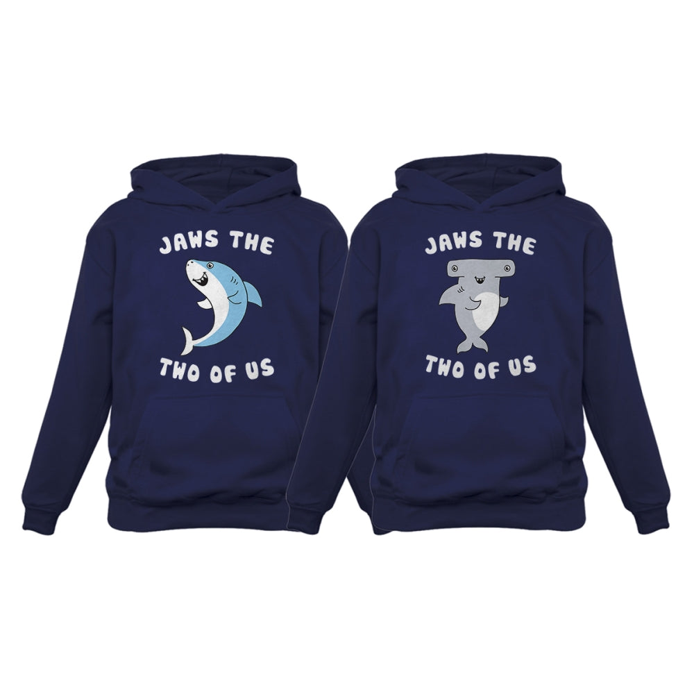 Jaws The Two Of Us Valentine's Day Gift for His & Hers Matching Couples Hoodies