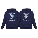 Jaws The Two Of Us Valentine's Day Gift for His & Hers Matching Couples Hoodies