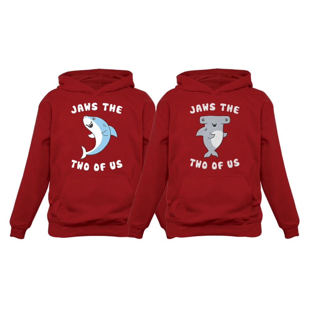 Jaws The Two Of Us Valentine's Day Gift for His & Hers Matching Couples Hoodies