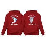 Jaws The Two Of Us Valentine's Day Gift for His & Hers Matching Couples Hoodies 