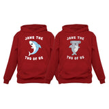 Jaws The Two Of Us Valentine's Day Gift for His & Hers Matching Couples Hoodies