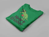 Heart Crusher T-Rex Love Valentine's Gift Youth Long Sleeve T-Shirt