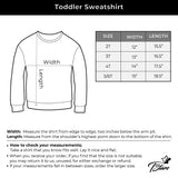 Valentine's Day I Love You This Much T-Rex Toddler Kids Sweatshirt