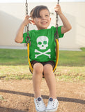 Irish Clover Skull Cool St. Patrick's Day Toddler Kids T-Shirt