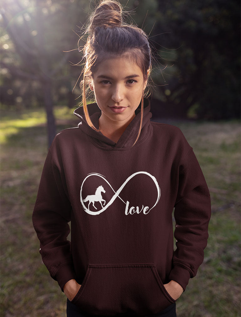 Horse Lover Gift Infinite Love Women Hoodie