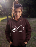 Horse Lover Gift Infinite Love Women Hoodie 