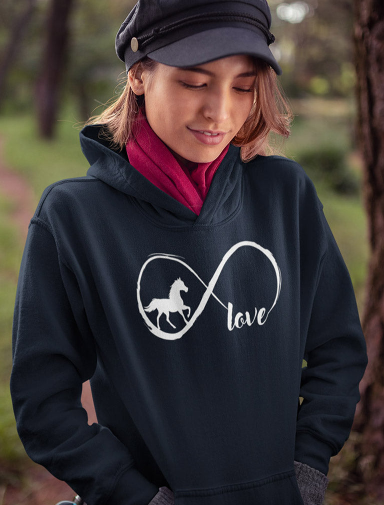 Horse Lover Gift Infinite Love Women Hoodie