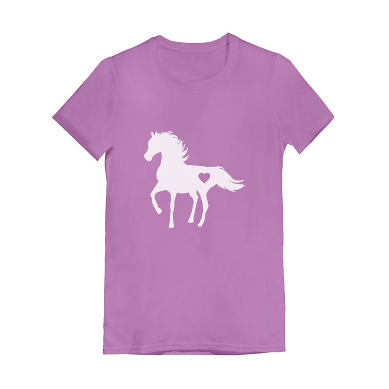 Gift For Horse Lover Youth Kids Girls' Fitted T-Shirt